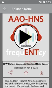 frequENTcy  - AAO–HNS screenshot 0
