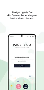 PAULI & CO App für Federwiegen screenshot 2