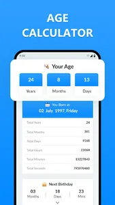 Age Calculator: Bday Countdown screenshot 1