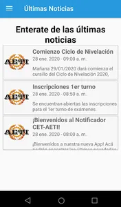 Notificador CET-AETI screenshot 1