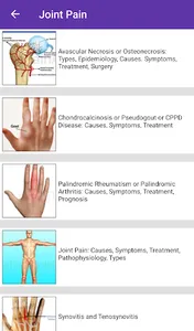 Joint Pain screenshot 2