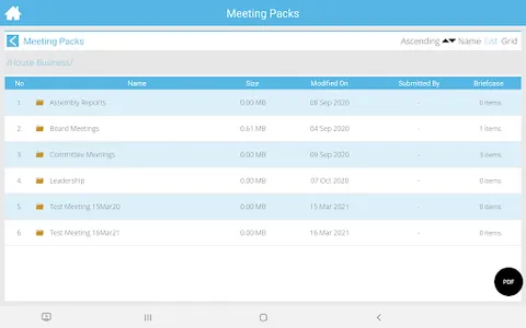 eParliament screenshot 1