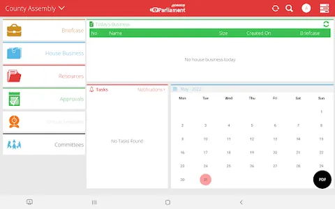 eParliament screenshot 8