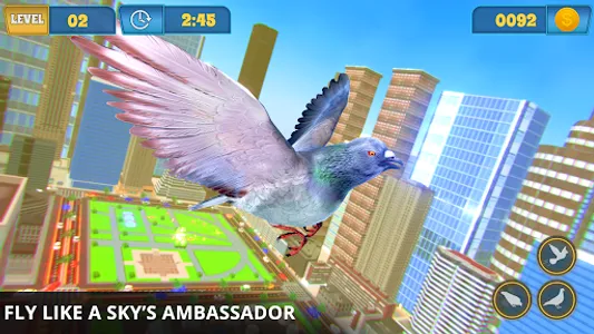 Flying Pigeon Bird simulator screenshot 0