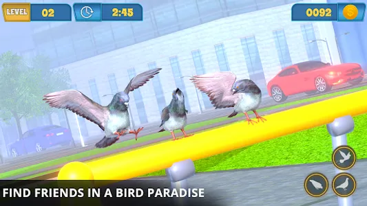 Flying Pigeon Bird simulator screenshot 2