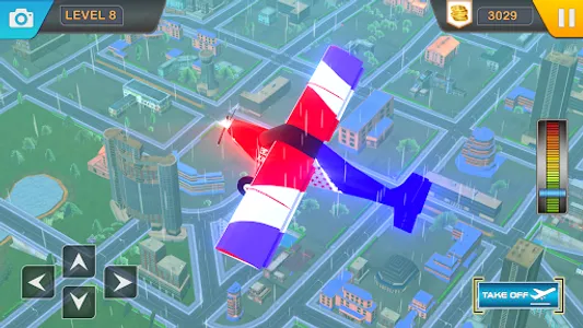 Flight simulator airplane game screenshot 1