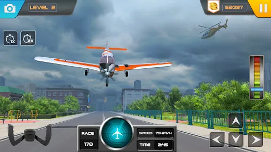 Flight simulator airplane game screenshot 4