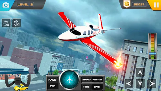 Flight simulator airplane game screenshot 5