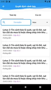 Cảnh báo trượt lở & lũ quét screenshot 2