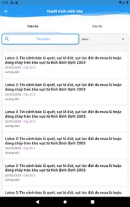 Cảnh báo trượt lở & lũ quét screenshot 5