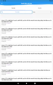 Cảnh báo trượt lở & lũ quét screenshot 8