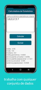 Média Moda e Mediana PRO screenshot 2