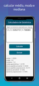 Média Moda e Mediana PRO screenshot 3