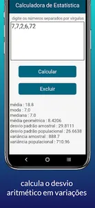 Média Moda e Mediana PRO screenshot 5
