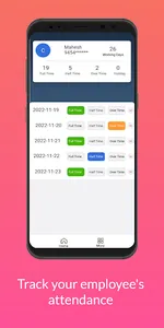 HaazriApp: Attendance & Record screenshot 4