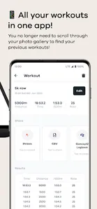 ErgScan - Rowing Workout Log screenshot 6