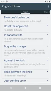English Idioms screenshot 0