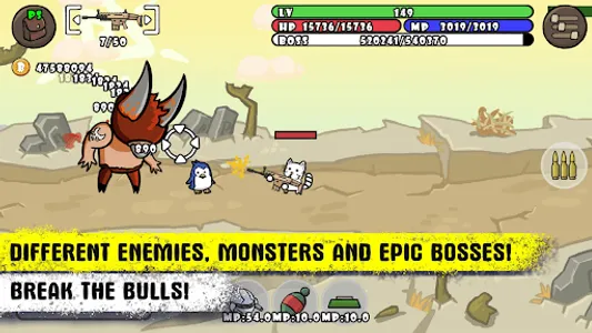 Cat shoot war: offline games screenshot 12