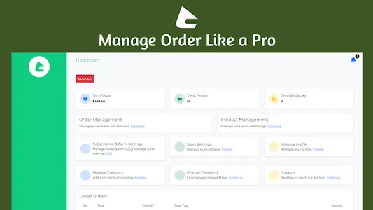 ErrandLocal Restaurant screenshot 2