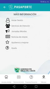 Pasaportes Valle del Cauca screenshot 4