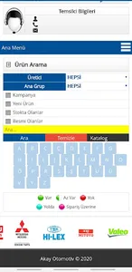 Akay Otomotiv B2B screenshot 1