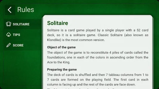 Solitaire (Klondike) screenshot 15