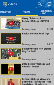 Bethany College Swedes screenshot 4