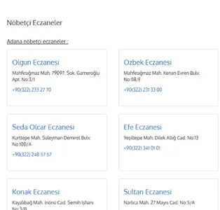 Nöbetçi Eczaneler screenshot 2