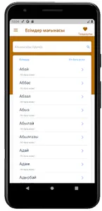 Қазақша есімдер мағынасы screenshot 0