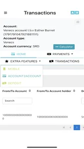 Venecs betaalapp screenshot 4