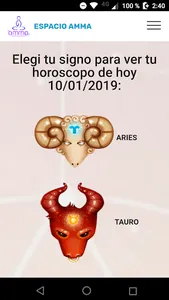 Espacio AMMA (Tarot, Astrologí screenshot 5
