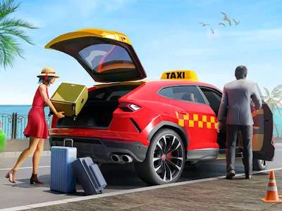 Taxi Simulator 3D: Car Games screenshot 10