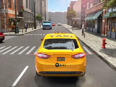 Taxi Simulator 3D: Car Games screenshot 14