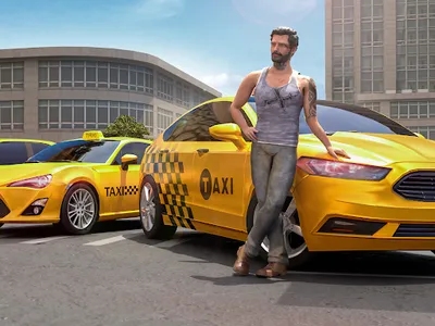 Taxi Simulator 3D: Car Games screenshot 7
