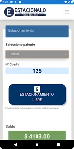 Estacionalo screenshot 2