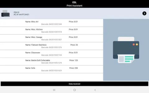Estate Sale Logic Mobile Print screenshot 1