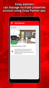 Estay Partner app helps in hot screenshot 0