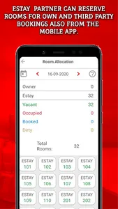 Estay Partner app helps in hot screenshot 3