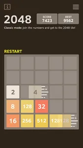 2048 Number puzzle game screenshot 11