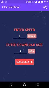 Download Time Calculator - ETA screenshot 1