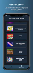 Most Played Games (PC&Mobile) screenshot 1