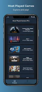 Most Played Games (PC&Mobile) screenshot 2