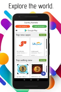 Play Store Country Change App screenshot 0
