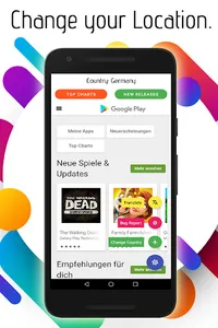 Play Store Country Change App screenshot 2