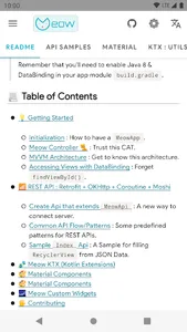 Meow Framework Sample screenshot 0