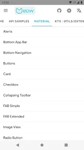 Meow Framework Sample screenshot 1