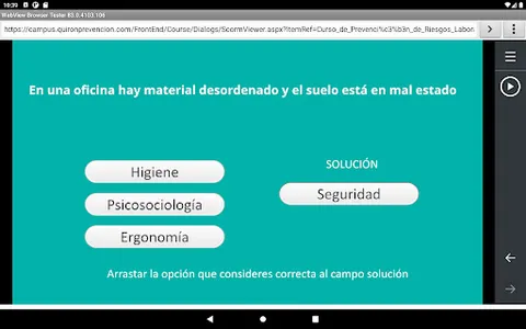 Formación Quirónprevención screenshot 13