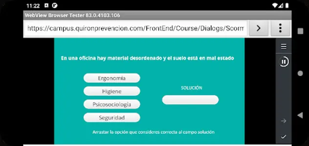 Formación Quirónprevención screenshot 3