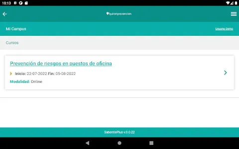 Formación Quirónprevención screenshot 6