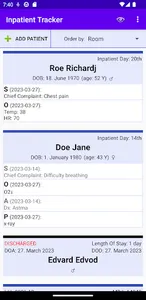 Inpatient Tracker screenshot 2